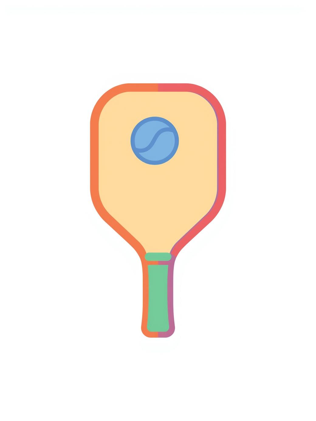 Pickleball Gear icon tow color